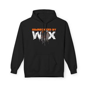 DIWRECKTEDBYWAX - Black/Orange Hoodie