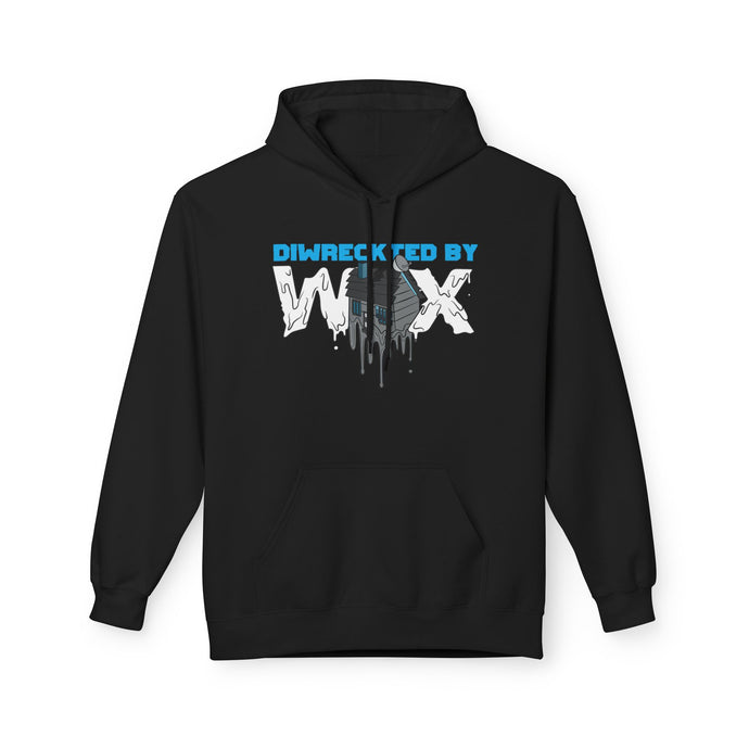 DIWRECKTEDBYWAX - Black/Blue Hoodie