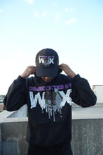 Load image into Gallery viewer, DIWRECKTEDBYWAX - Black/Purple Hoodie