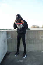 Load image into Gallery viewer, DIWRECKTEDBYWAX - Black/Red Hoodie