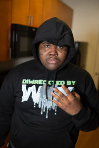 DIWRECKTEDBYWAX - Black/Green Hoodie