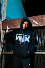 Load image into Gallery viewer, DIWRECKTEDBYWAX - Black/Green Hoodie